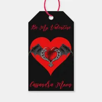 Bold Red Heart Valentine's Personalized Gift Tags