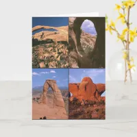 Arches National Park Sandstone Aches Utah Photos Card