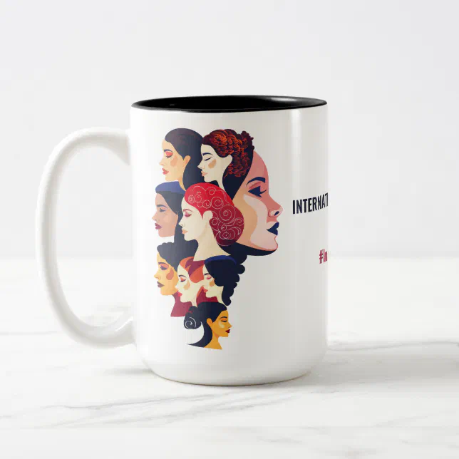 International Women's Day | IWD March 8 Two-Tone Coffee Mug