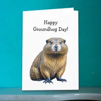 Happy Groundhog Day | February 2nd Card