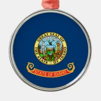 Idaho State Flag Metal Ornament