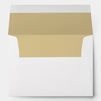 Modern Cashmere Wedding Envelope