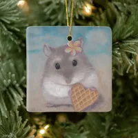 Mahalo on the Beach Ceramic Ornament