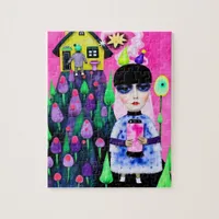 Fun and Colorful Mixed Media Collage Jigsaw Puzzle