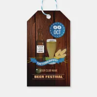 Octoberfest Club/Pub/Company add logo Gift Tags