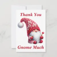 Christmas Gnome Thank You Card