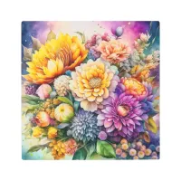 Pretty Colorful Watercolor Ai Art Flowers