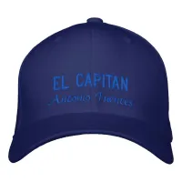 Personalized El Capitan Blue Fishing Embroidered Baseball Hat