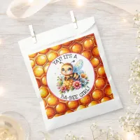 Honey bee themed Girl's Baby Shower Personalized Favor Bag