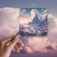 Surreal Ethereal Dream-like Otherworldly Art Square Sticker