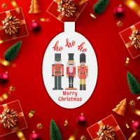 Ho Ho Ho Merry Christmas Nutcrackers | Ornament