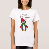 F the Midwest Funny Penguin Weather Shirt