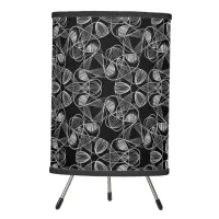 Black and White Abstract Tripod Lamp