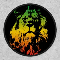 Jamaican Rasta Flag Colored Lion Patch