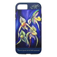 Blue orchids  painting iPhone 8/7 case