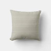 Khaki Neutral 16 inch Throw Pillow