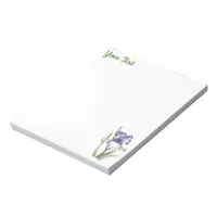 Purple Ruffled Iris Notepad