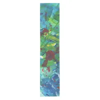 Cool Modern Abstract Acrylic Art Table Runner