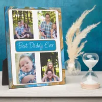 Personalized Best Dad Ever Photo  Plaque