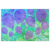 Party Balloons Artwork Purple Blue Green Tissue Paper