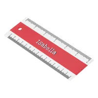 Personalized Watermelon Red Trendy Cute Stylish Ruler