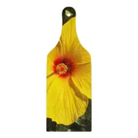 Yellow Hibiscus Flower Cutting Board