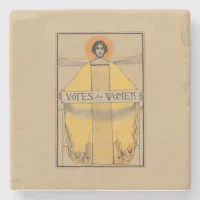 Votes for Women Vintage Women's Suffrage Stone Coaster