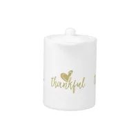 thankful heart thanksgiving teapot