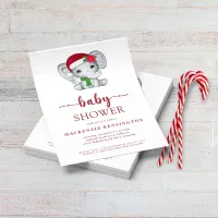 Budget PAPER Christmas Elephant Baby Shower