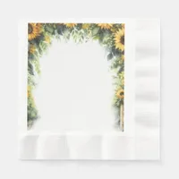 Sunflower Country Wedding Napkins