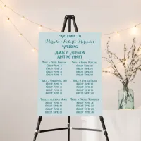 Mexican Wedding Seating Chart Template Foam Board