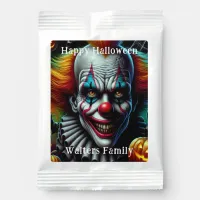 Spooky Scary Clown Halloween Party Personalized Margarita Drink Mix