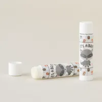 It's a Boy Woodland Creatures Racoon Chapstick