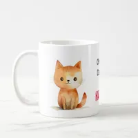 Orange Kitten Childless Cat Lady for Kamala  Coffee Mug