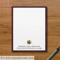 Premium Legal-Themed Business Letterhead