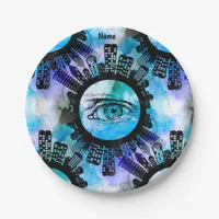 Mystic Elegance in Urban Contemporary Style Paper Plates