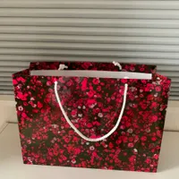 Abstract Floral Flowers Large Gift Bag