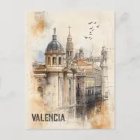 Travel to Valencia Spain Postcard