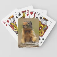 Funny Cute Saucy Columbian Ground Squirrel Playing Cards
