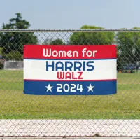 Women for Harris Walz 2024 Big Banner