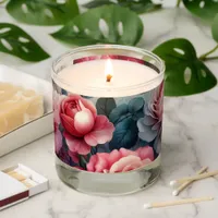 Timeless Rose Floral Charm Scented Candle