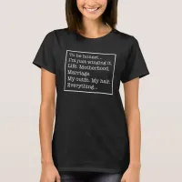 To be honest... I'm just winging it. Life. T-Shirt