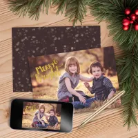 EDITABLE Merry and Bright Photo Christmas Card