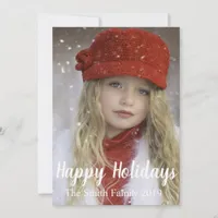 Happy Holidays Holiday Card