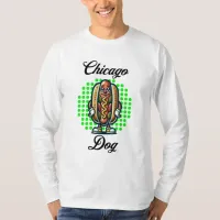 Chicago Hot dog Retro Pop Art T-Shirt