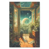 Out of this World - Room with a planetary View Tissue Paper