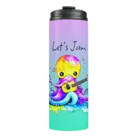 Let's Jam  | Octopus Playing Acoustic Guitar Thermal Tumbler