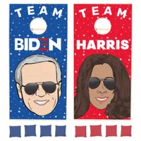 Joe Biden Kamala Harris Custom Wood Cornhole Set