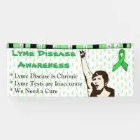 Lyme Disease Awareness Protest Sign Banner
