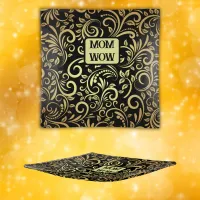 Gold & Black - MOM - WOW |  Trinket Tray